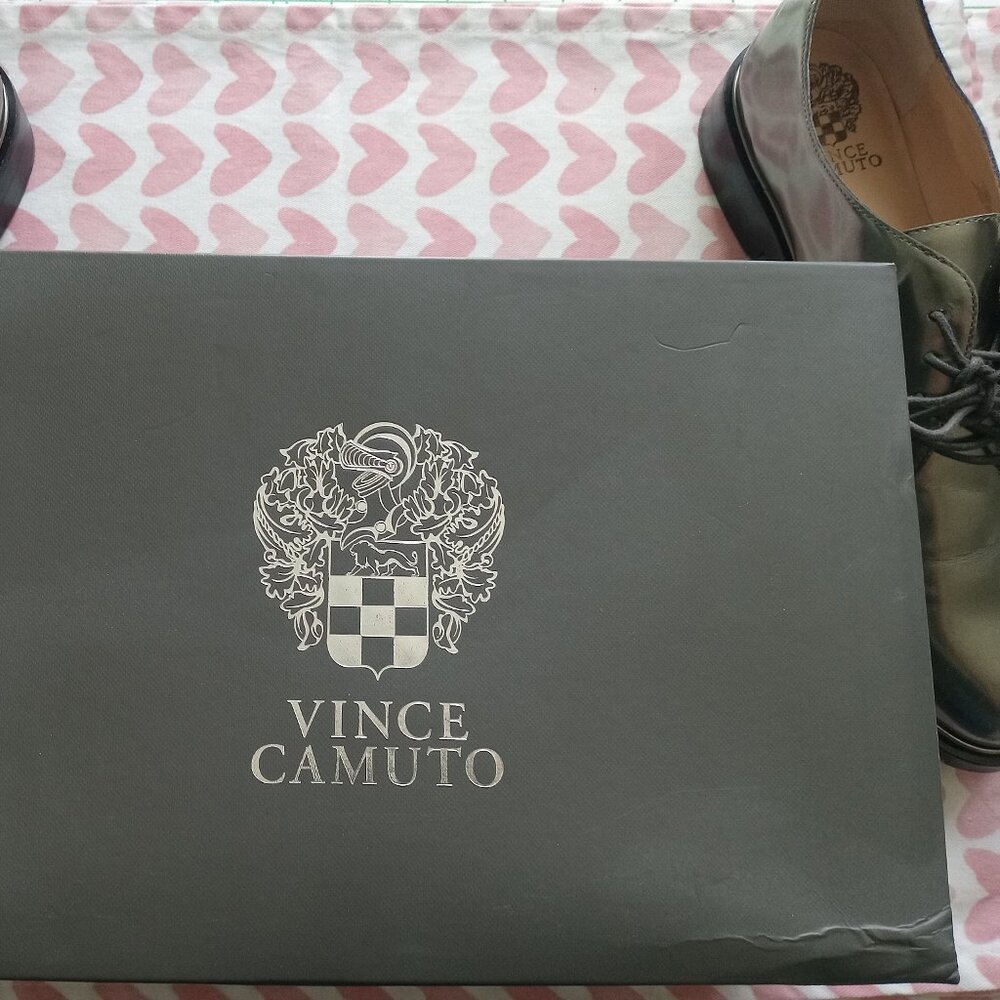 Vince Camuto Pewter Brogue shoes